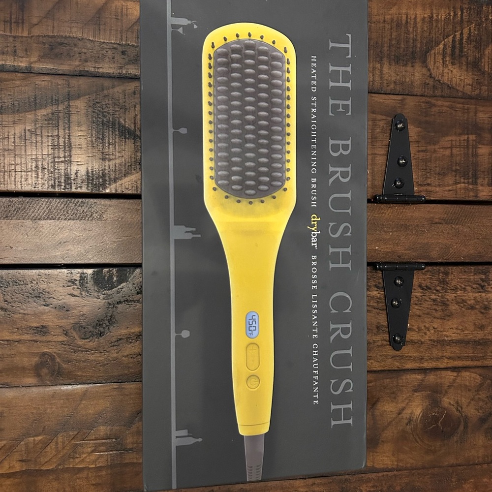 Drybar Heated Straightening Brush - Bright Yellow